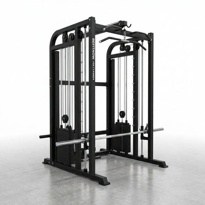 Smith Machine Built for Complete Home Gyms, 1000+ Exercises, 3 Cable Systems, Commercial Grade Steel