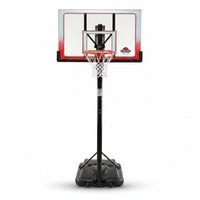 Portable Basketball System Built for All Weather Play, 52 Inch Backboard, Adjustable 7.5-10 Ft Height, 35 Gallon Base