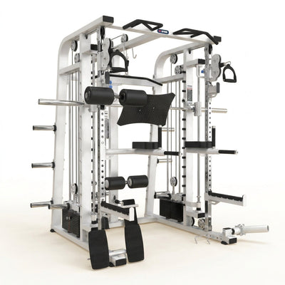 Smith Machine Functional Trainer Built for Complete Workouts, 3 Cable Systems, Lat Pulldown, 1000+ Exercises