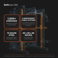 Smith Machine Built for Home Gyms, 1000+ Exercises, 3 Cable Systems, Commercial Grade Steel, Lat Pulldown — Results & Stats