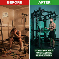 The Relentless Trainer Smith Machine — Before & After